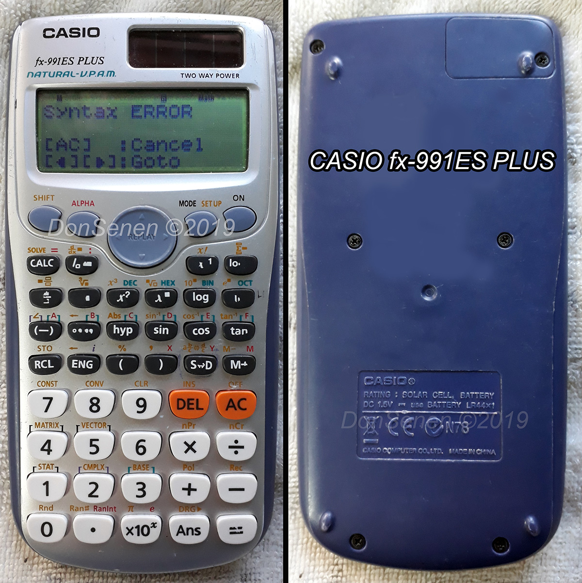 Calculator CASIO fx991ES PLUS