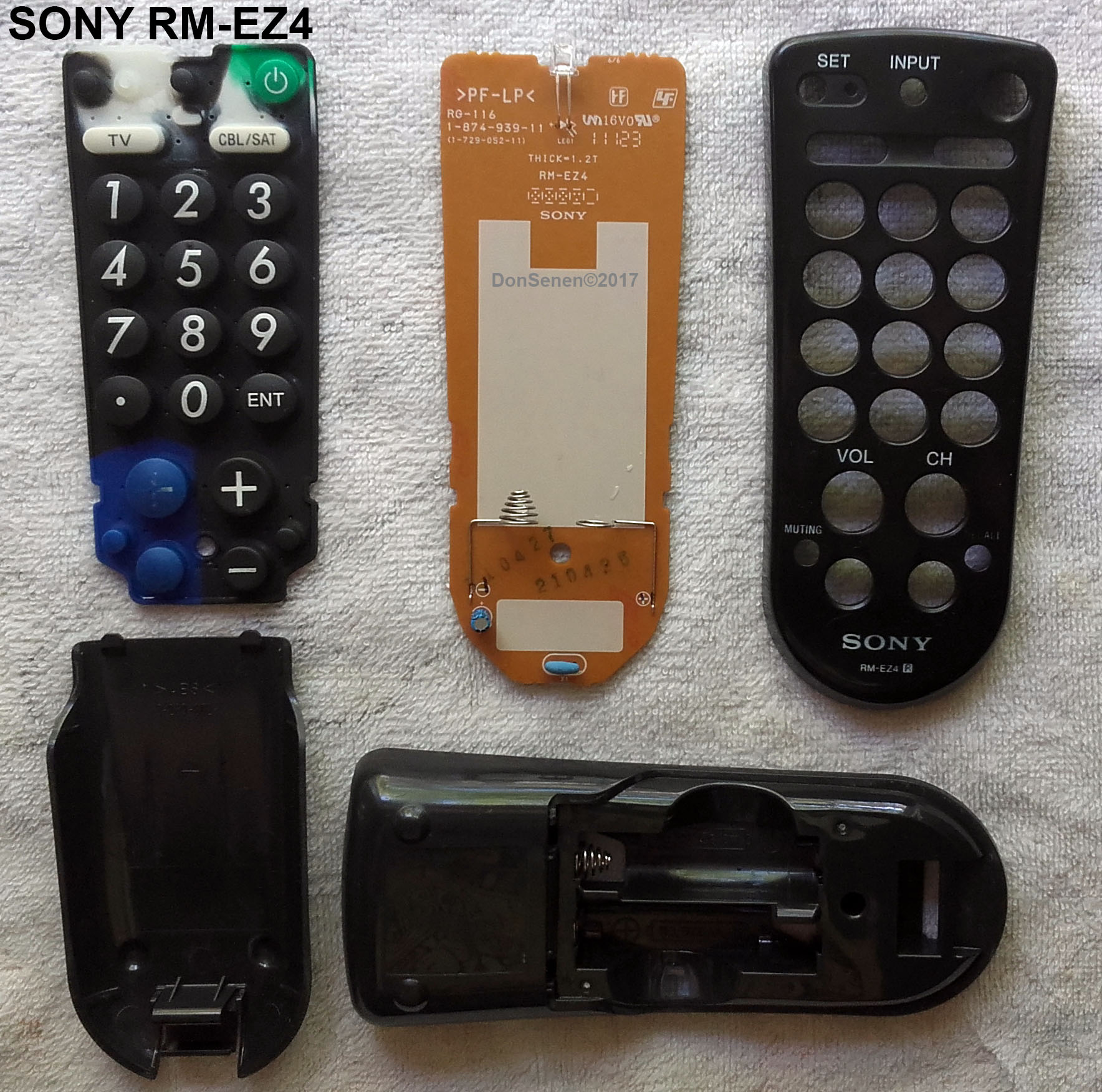 Control remoto televisión SONY RM-EZ4