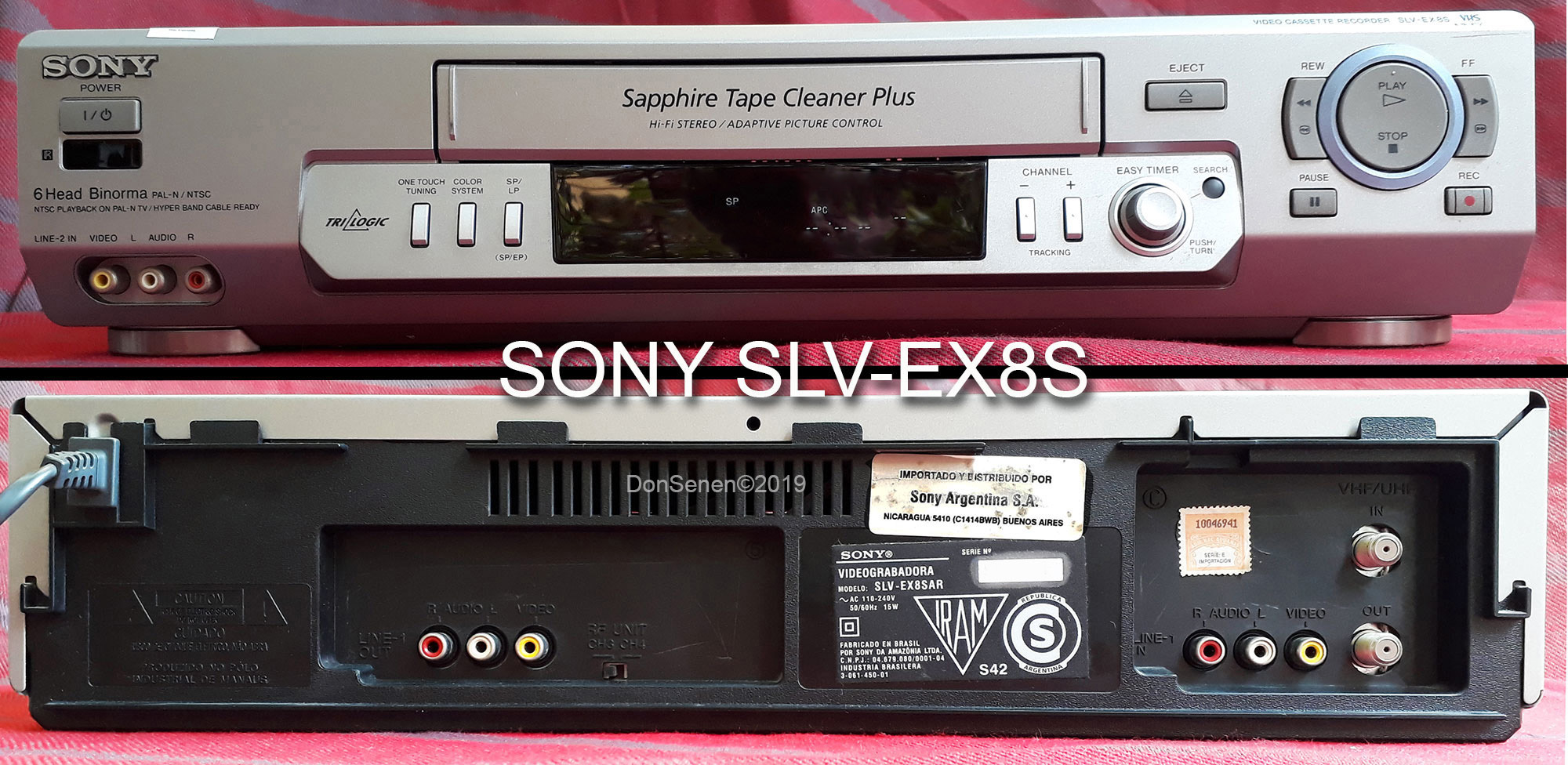 Videocasetera VCR SONY SLV-EX8S